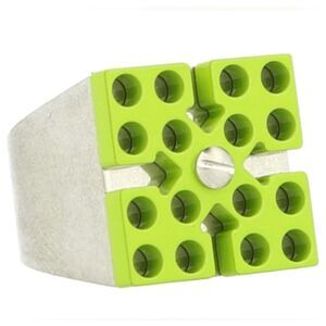 Off-White Arrow Play Ring in Silver Green Size 60 (US 9)